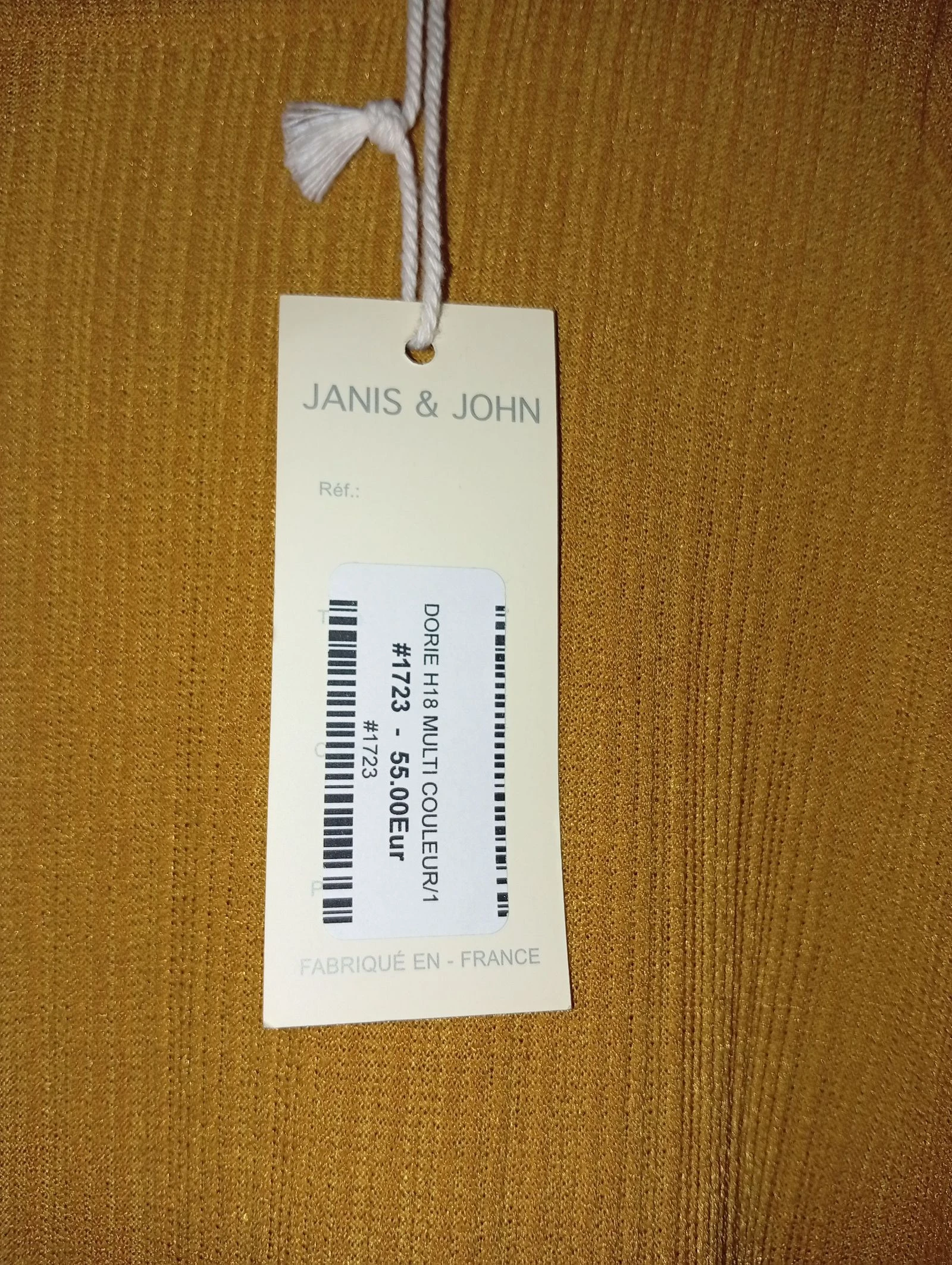 Vestido amplio mostaza – photo 2